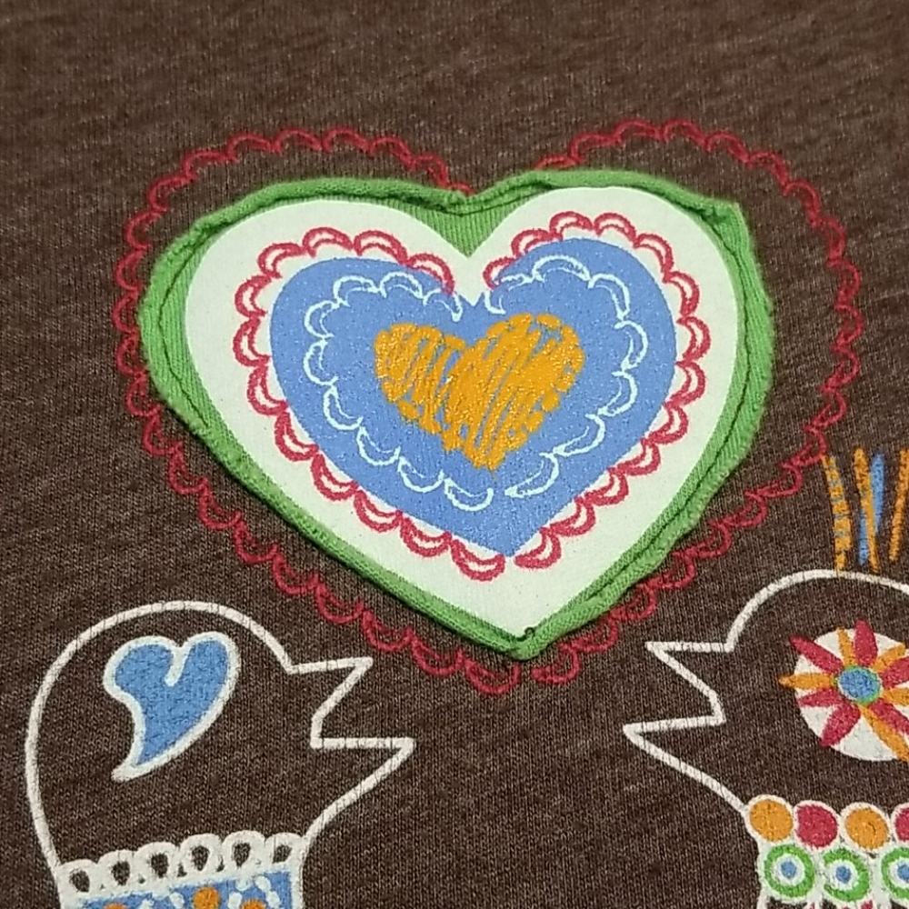 Scrapbook tee with birds - Picture 7 of 14